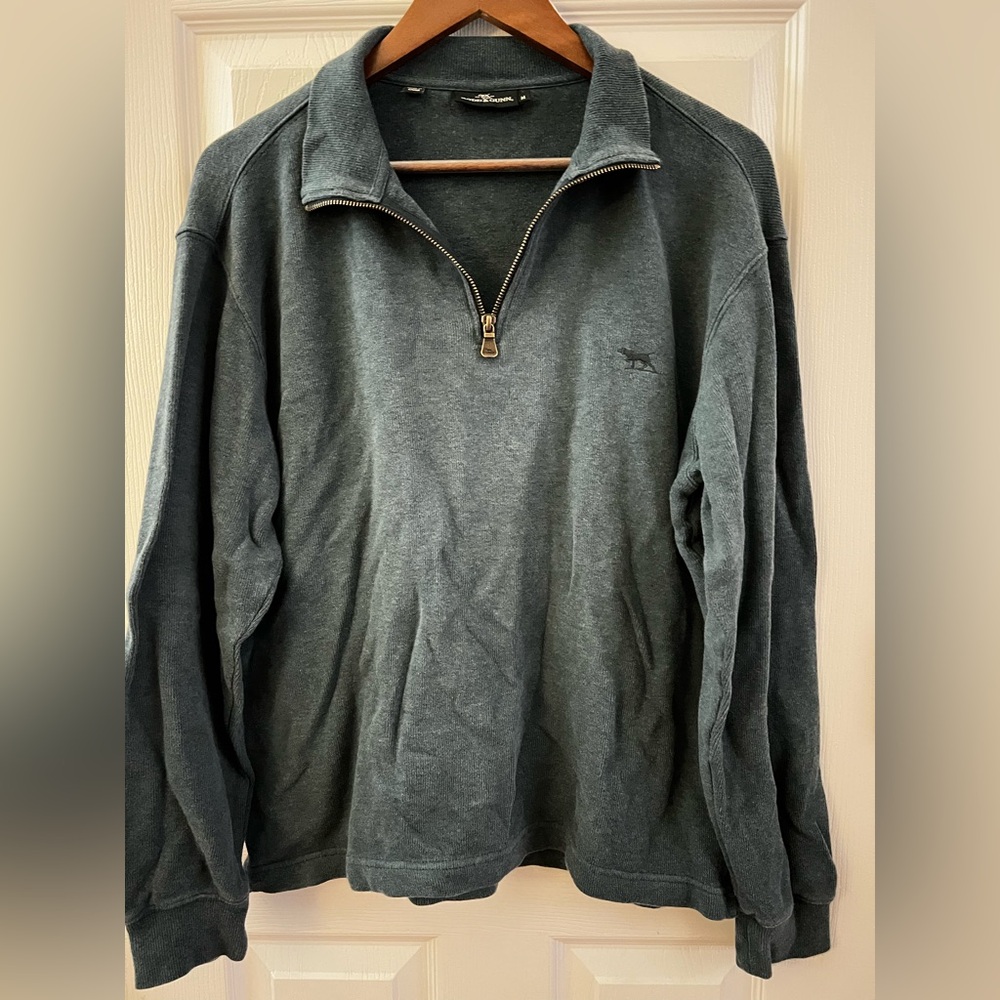 Rodd and Gun Quarter-Zip Sweater Size Medium